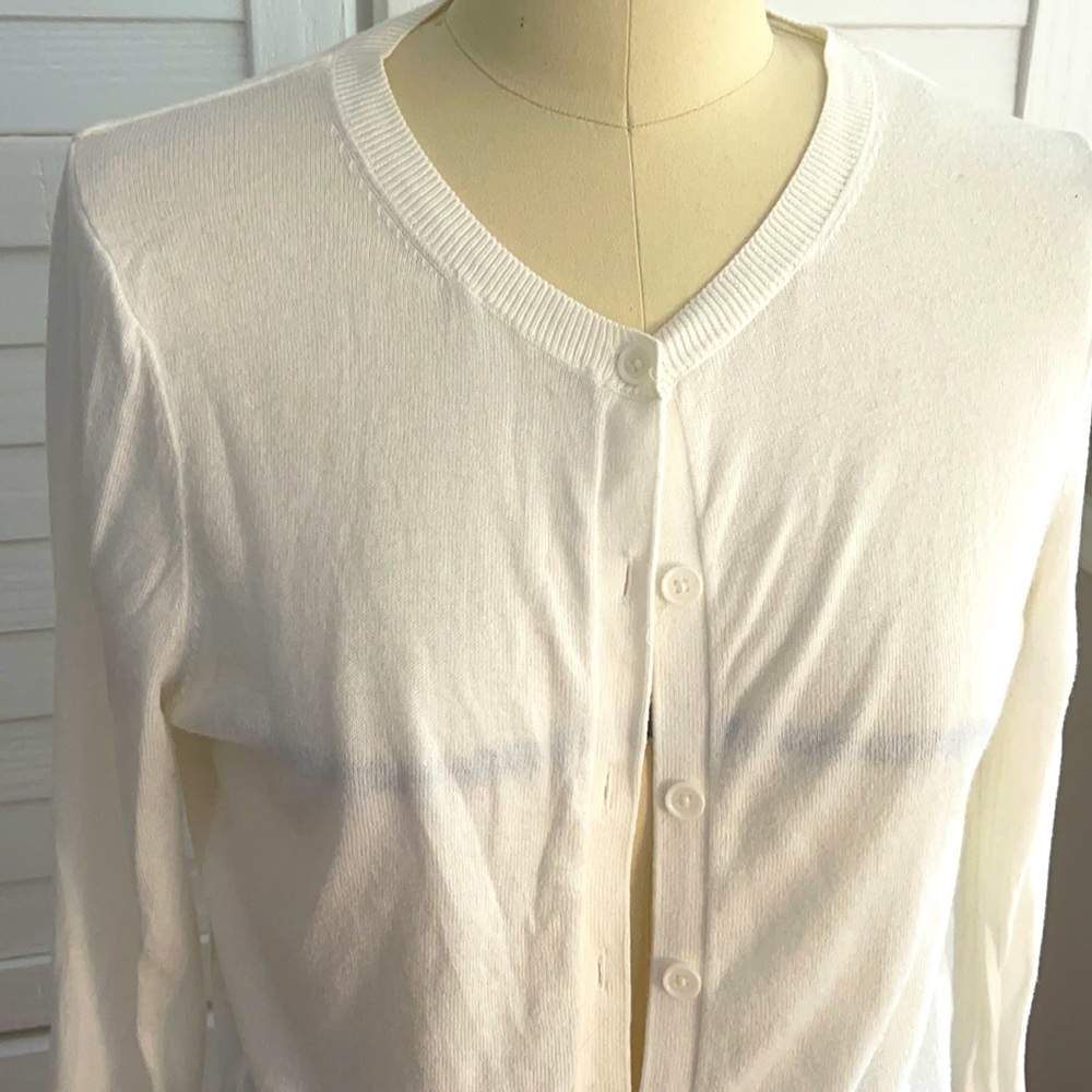 Summer light ivory cardi